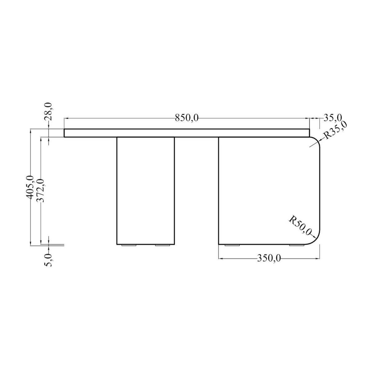 COUCHTISCH Preffines Holzoptik Nussbaum Wisconsin 85 cm - Dunkelbraun, Holzwerkstoff (88.5/88.5/40.5cm) - Selsey