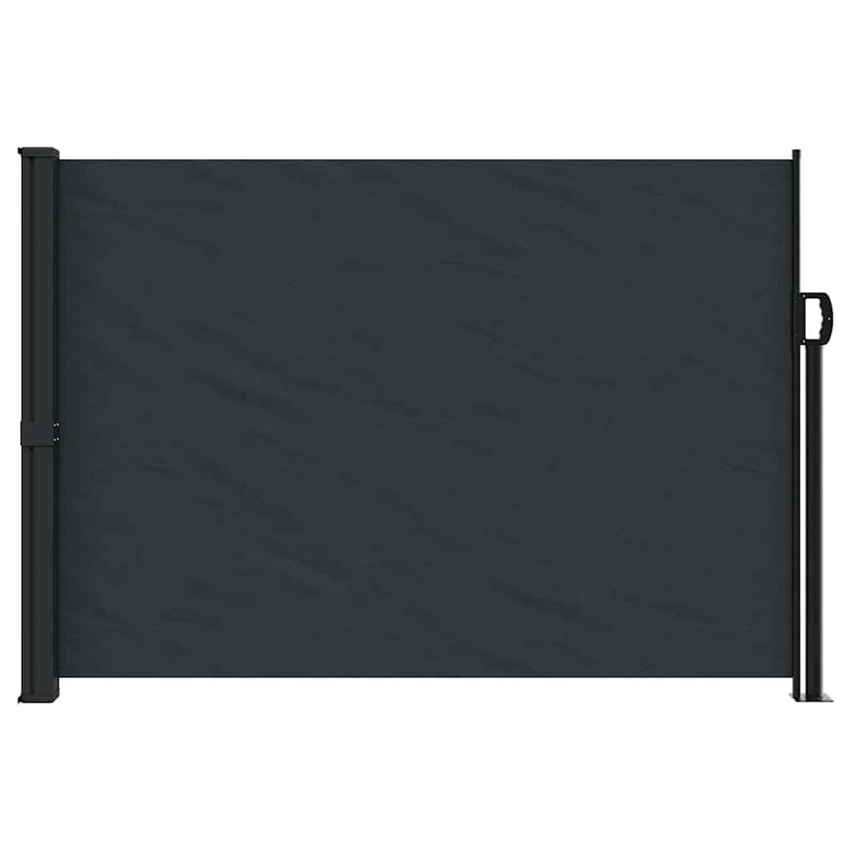 SEITENMARKISE Ausziehbar Schwarz 140x300 cm - Schwarz, Textil (300/140/300cm) - furnicato