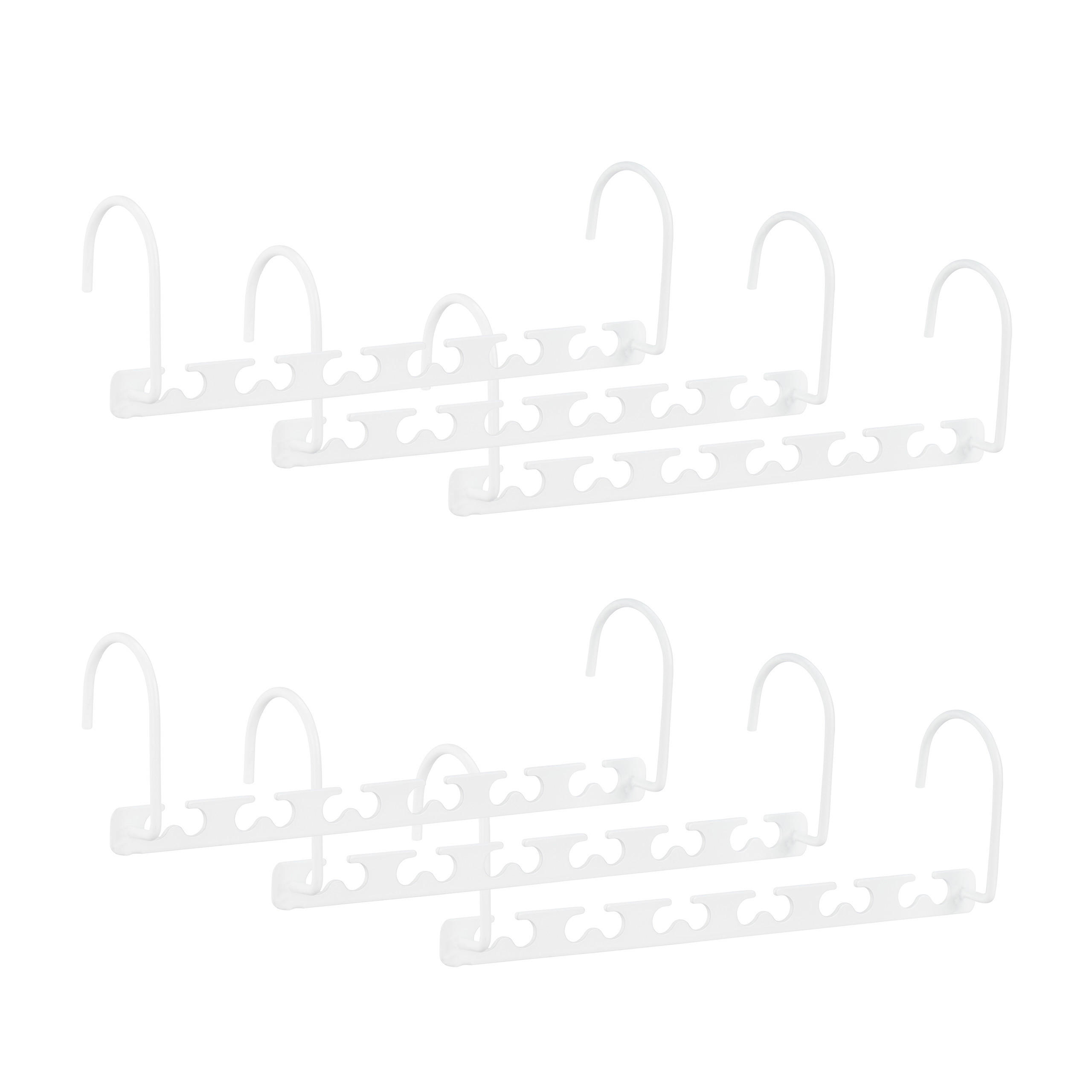 GALGE Vit metall 6-pack platsbesparande 8.5/26/5.4 cm