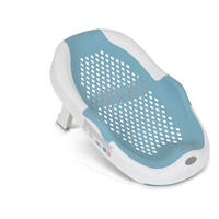 BADEWANNENLIEGE Meshy blau faltbarer Stützfuß, rutschfest, Wanneneinlage, Wasserablauflöcher - Blau, Kunststoff (30/55cm) - Moni