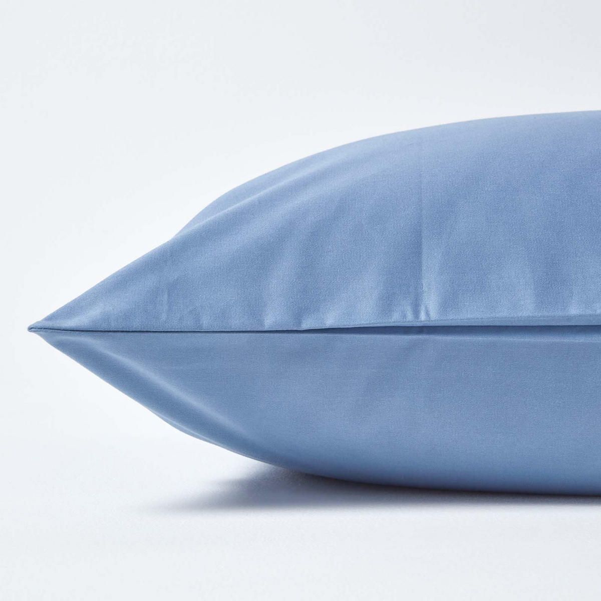 KISSENBEZUG Premium, Ägyptische Baumwolle, Fadendichte 1000 - Blau, Textil (40/80cm) - Homescapes