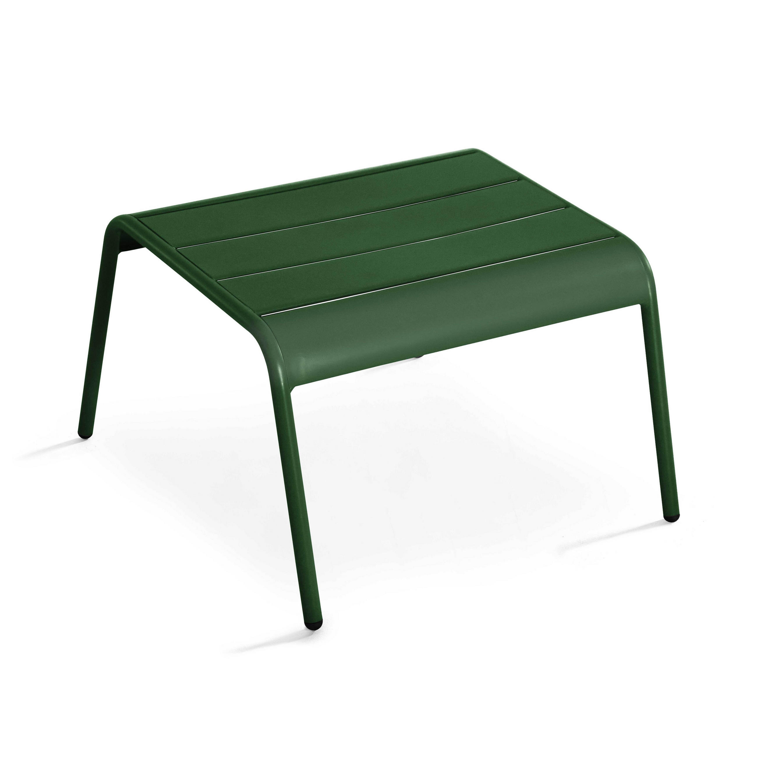 GARTENHOCKER, Waldgrün - Grün, Metall (44/30/40cm) - Oviala