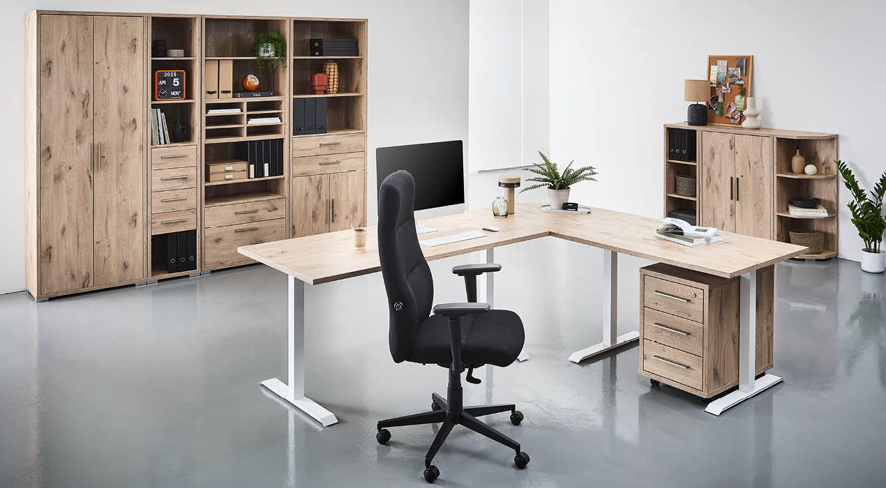 Arbeitszimmerserie Connect Asteiche