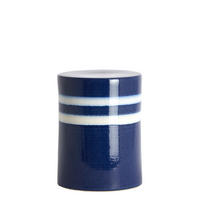 BEISTELLTISCH Mooca Blau Ø33/44 cm - Blau, Keramik (33/33/44cm) - Light & Living
