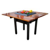 HOLZKOHLEGRILL Feuerschale Schwarz inkl. Schutzhülle - Schwarz, Metall (100/74/100cm) - Purline