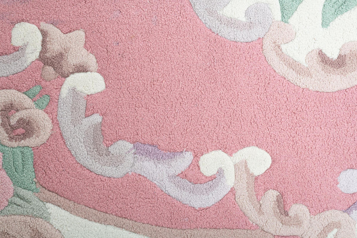 HANDTUFTTEPPICH Ming 190x290 cm - Rosa, Textil (190/290cm) - THEKO