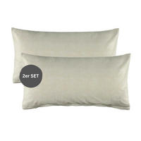 RENFORCÉ KISSENBEZÜGE HARP - Grau, Textil (40/80cm) - Esprit