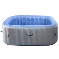 WHIRLPOOL eckig Grau - Grau, Kunststoff (198/67/198cm) - MCW