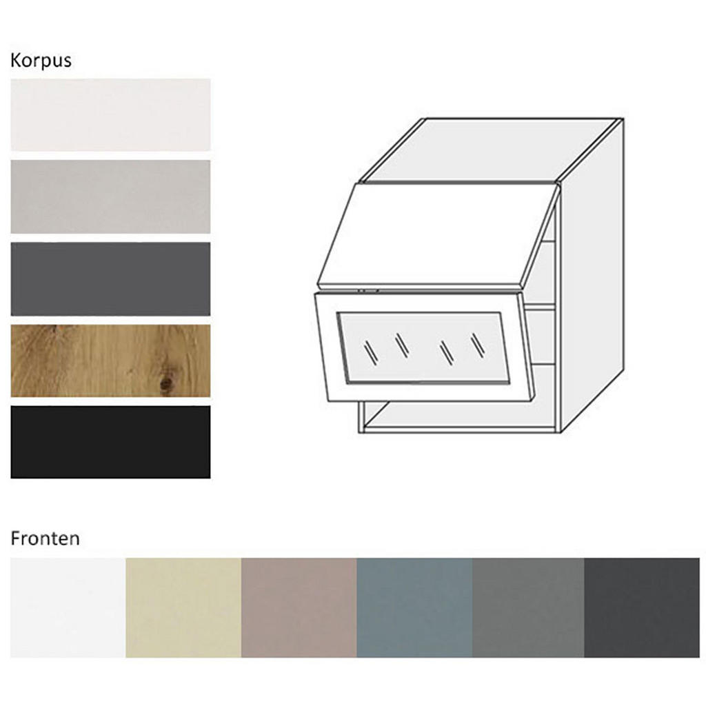Thumbnail - Feldmann-Wohnen Küchenhängeschrank, Beige, Grau, Holz, 3 Fächer, Rechteckig, 60x72x32.5 cm, Küchen, Küchenmöbel, Küchens...