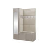 GARDEROBEN-SET Orion X - Kaschmir/Beige, Holzwerkstoff/Kunststoff (124/186/46cm) - MIRJAN24