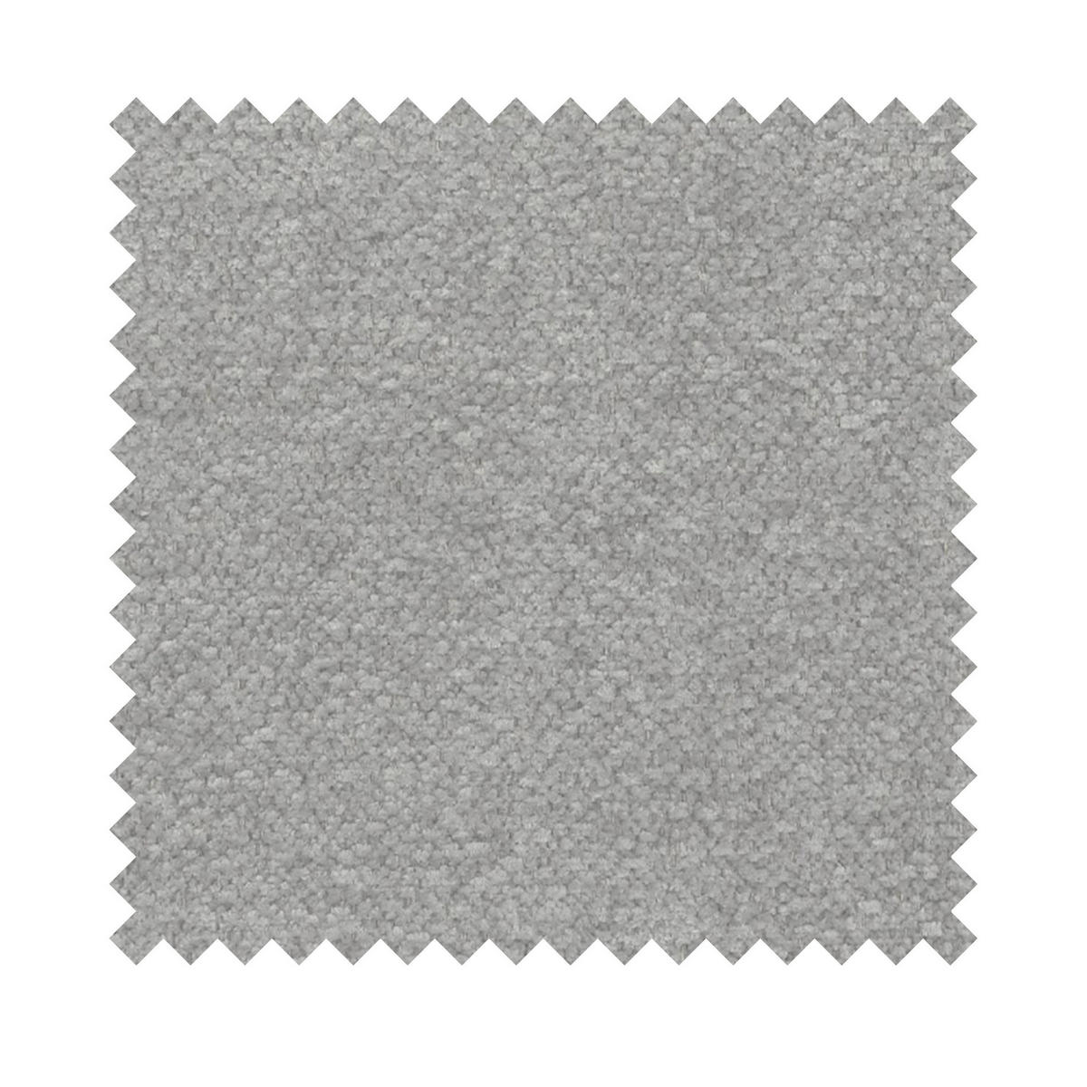 3-SITZER SOFA Baleo Hellgrau Chenille-Bezug - Hellgrau/Schwarz, Kunststoff/Textil (257/82/105cm) - Selsey