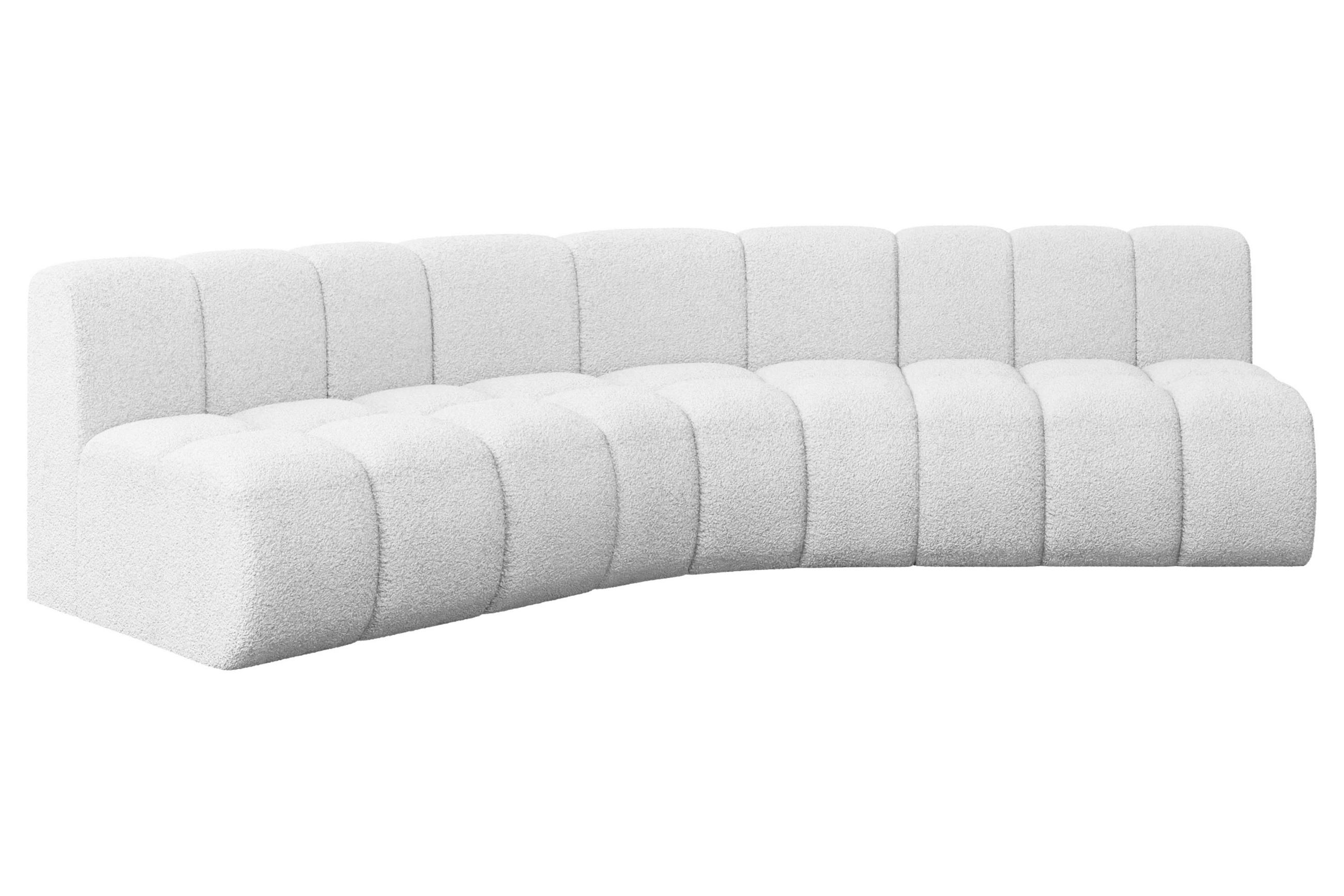 ECKSOFA modulares Sofa Montra-L1 - 290x174x70 cm Weiß - Weiß, Holzwerkstoff/Textil (290/174cm) - ALTDECOR