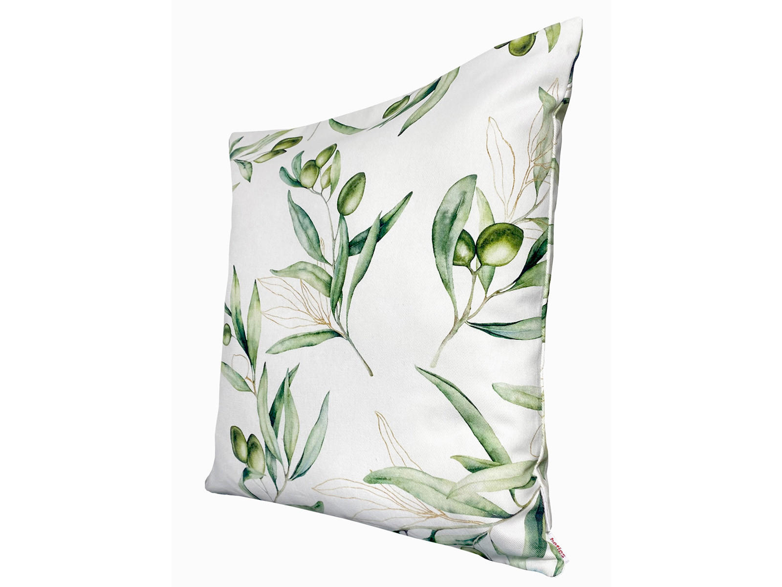 KISSENHÜLLE Italy Collection Oliven 40/40 cm - Ecru/Multicolor, Textil (40/40cm) - beties Heimtextil