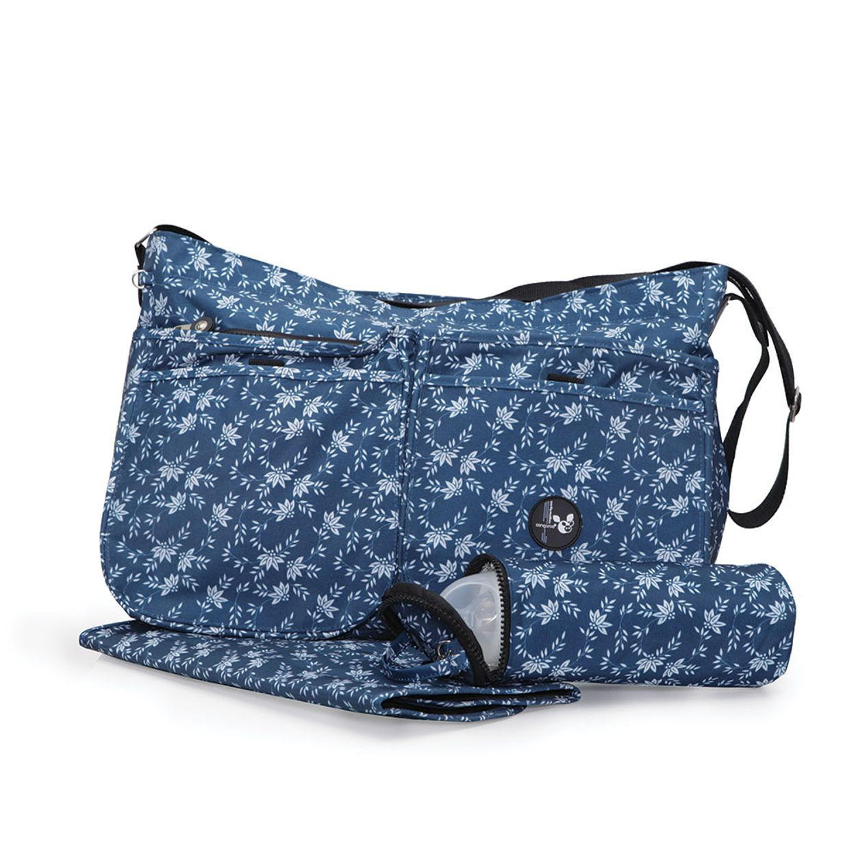WICKELTASCHE Melissa Wickelunterlage, Isoliertasche, Hauptfach, Nebenfächer, Polyester - Blau, Textil (28/46/11cm) - Cangaroo