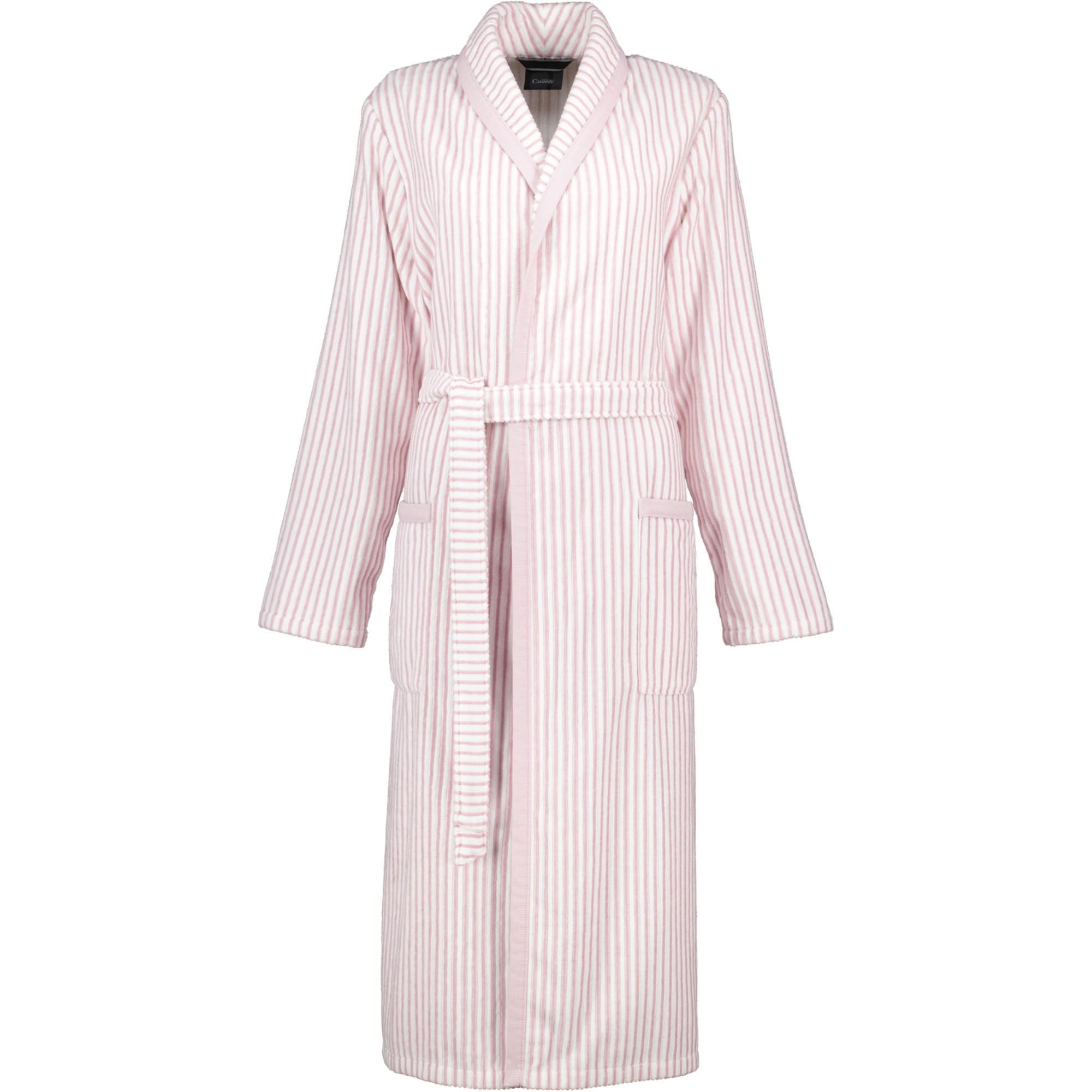 BADEMANTEL DAMEN SCHALKRAGEN 3423 MALVE - 22 - Rosa, Textil (Mnull) - Cawoe