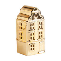 LEDFIGUR Tarik, Gold, 15x6x7 cm, Dekorative Weihnachtsdeko - Goldfarben, Keramik (6/15/7cm) - home&you