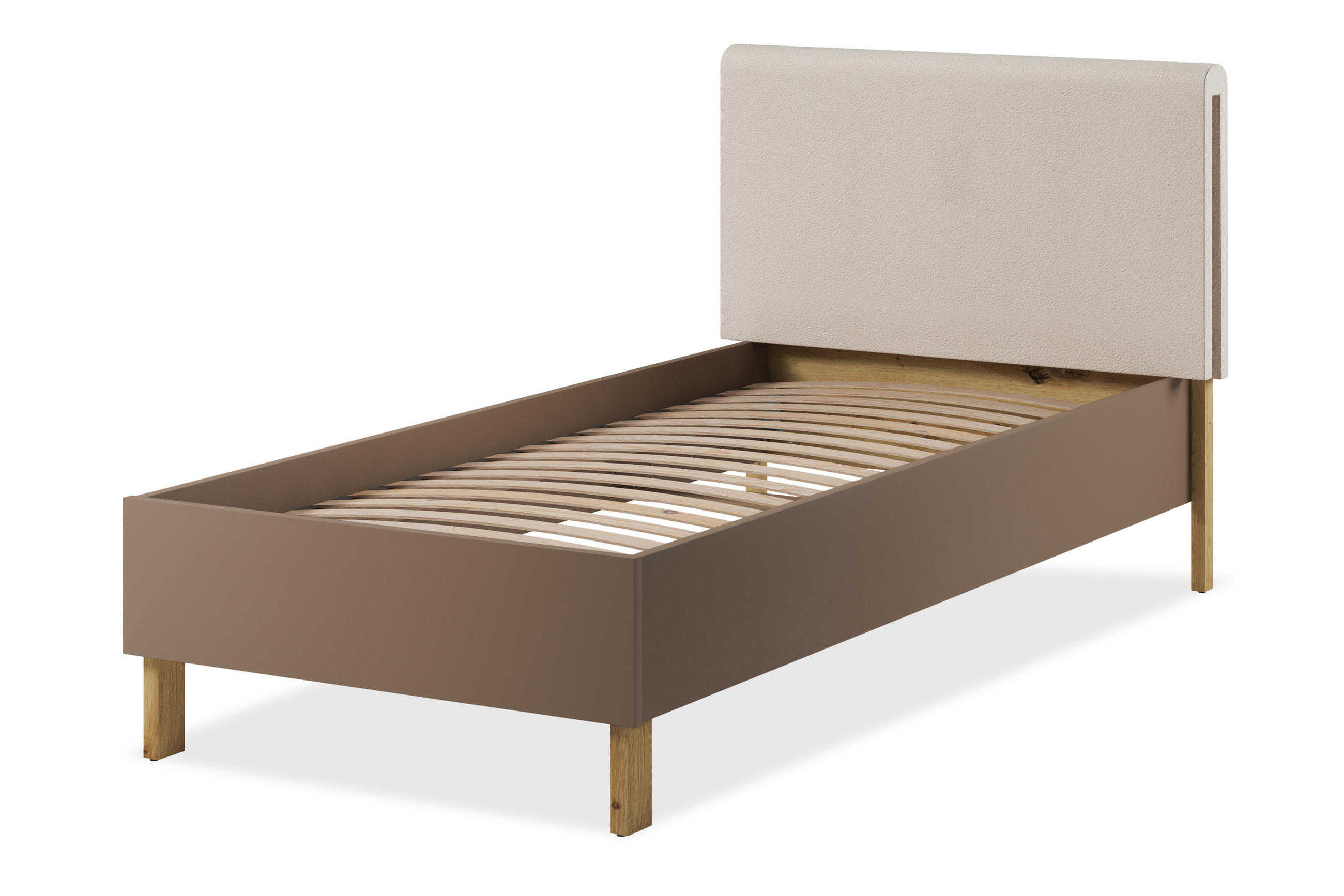 KOPFSTÜTZE TRIDA für Bett 90, beige - Beige, Textil (107/60/12cm) - KONSIMO®