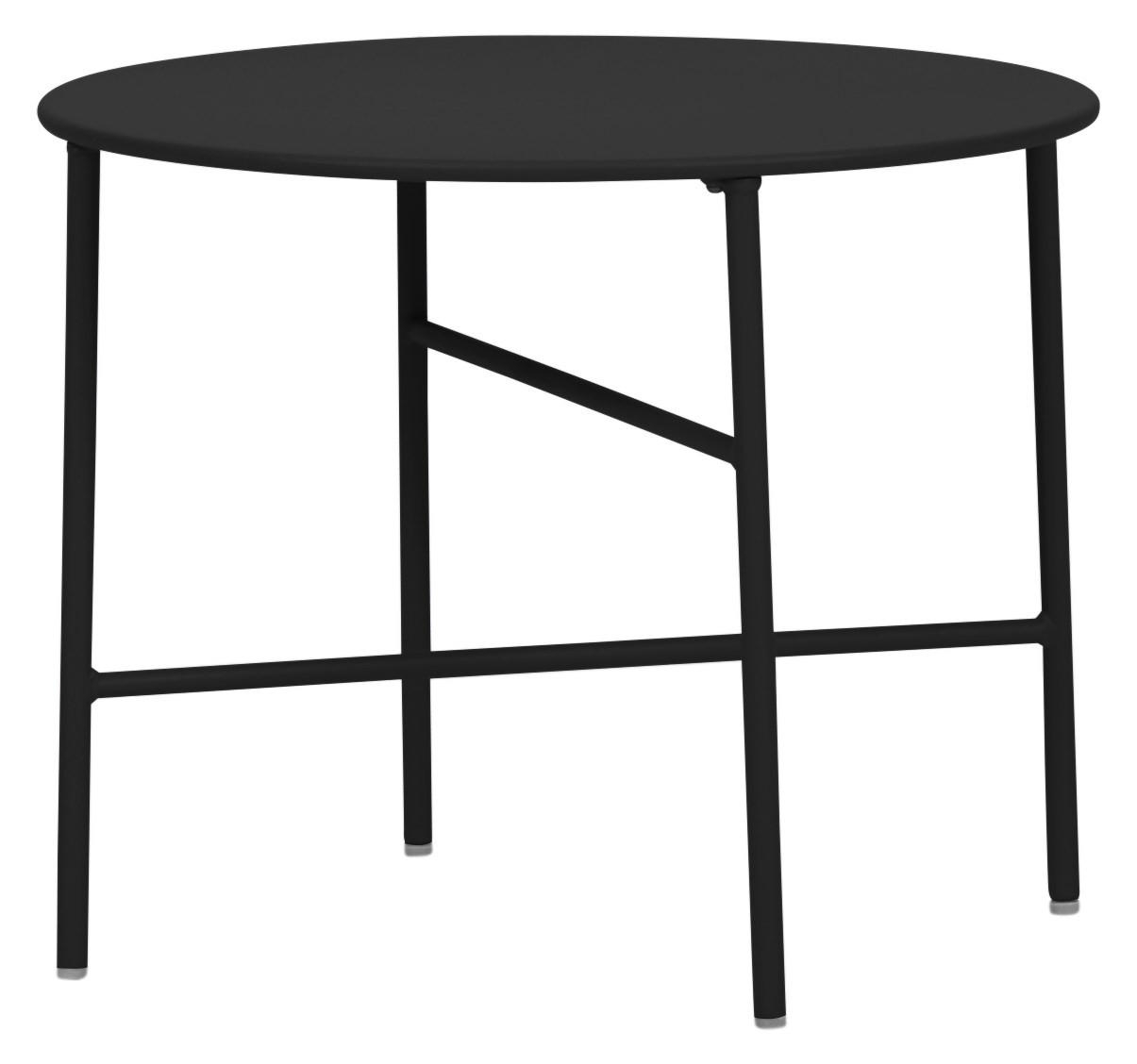 GARTENTISCH Schwarz - Schwarz, Holzwerkstoff (50/50/40cm) - ebuy24
