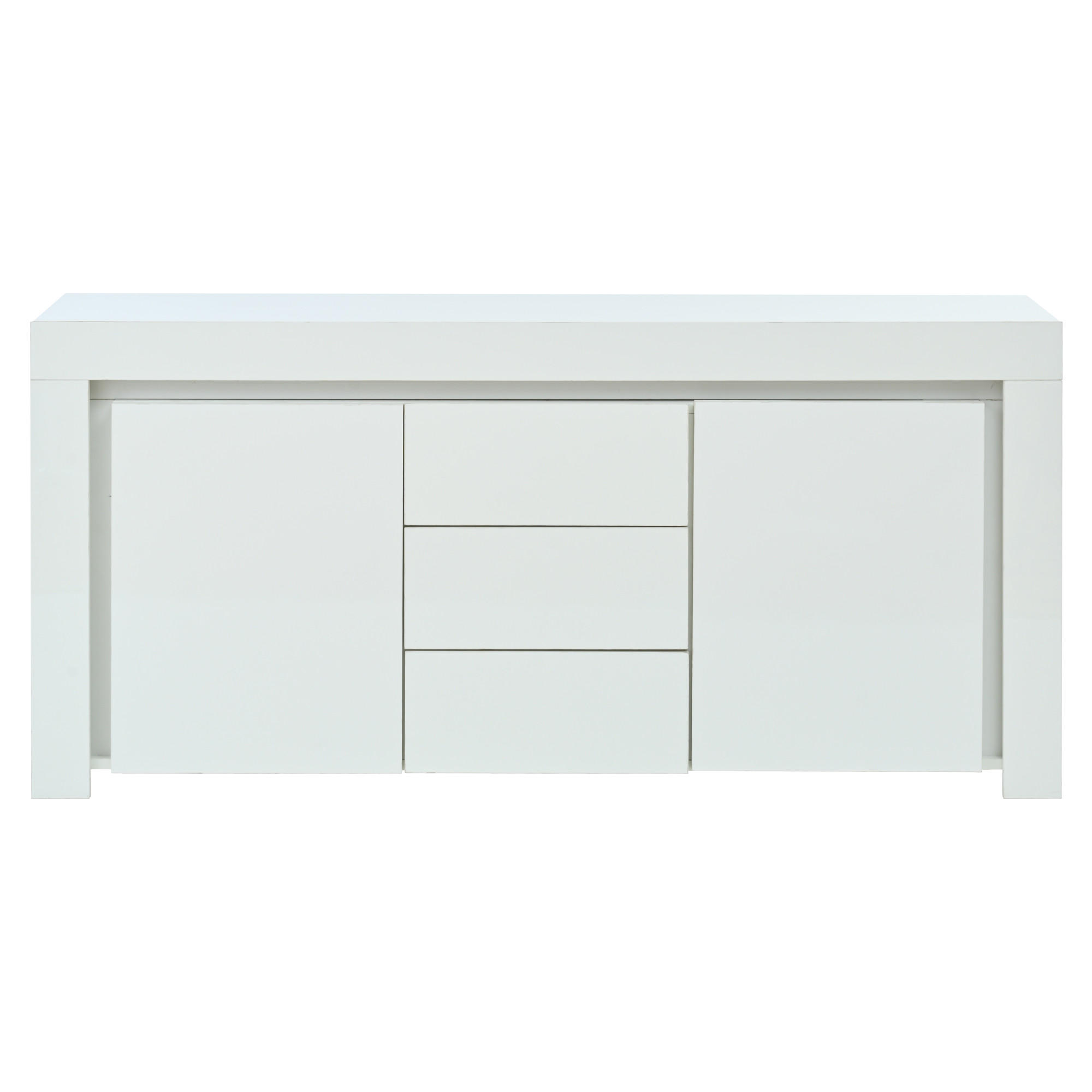 SIDEBOARD Weiß 140/40/65 cm - Weiß, Holzwerkstoff (140/65/40cm) - PANGIVO