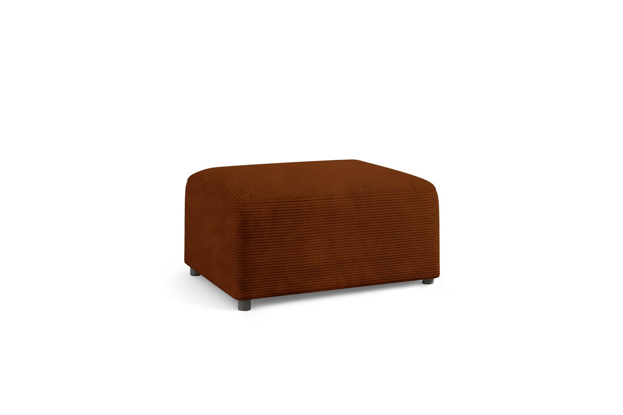 Fun Möbel Polsterhocker Rotbraun 100x45x91 cm