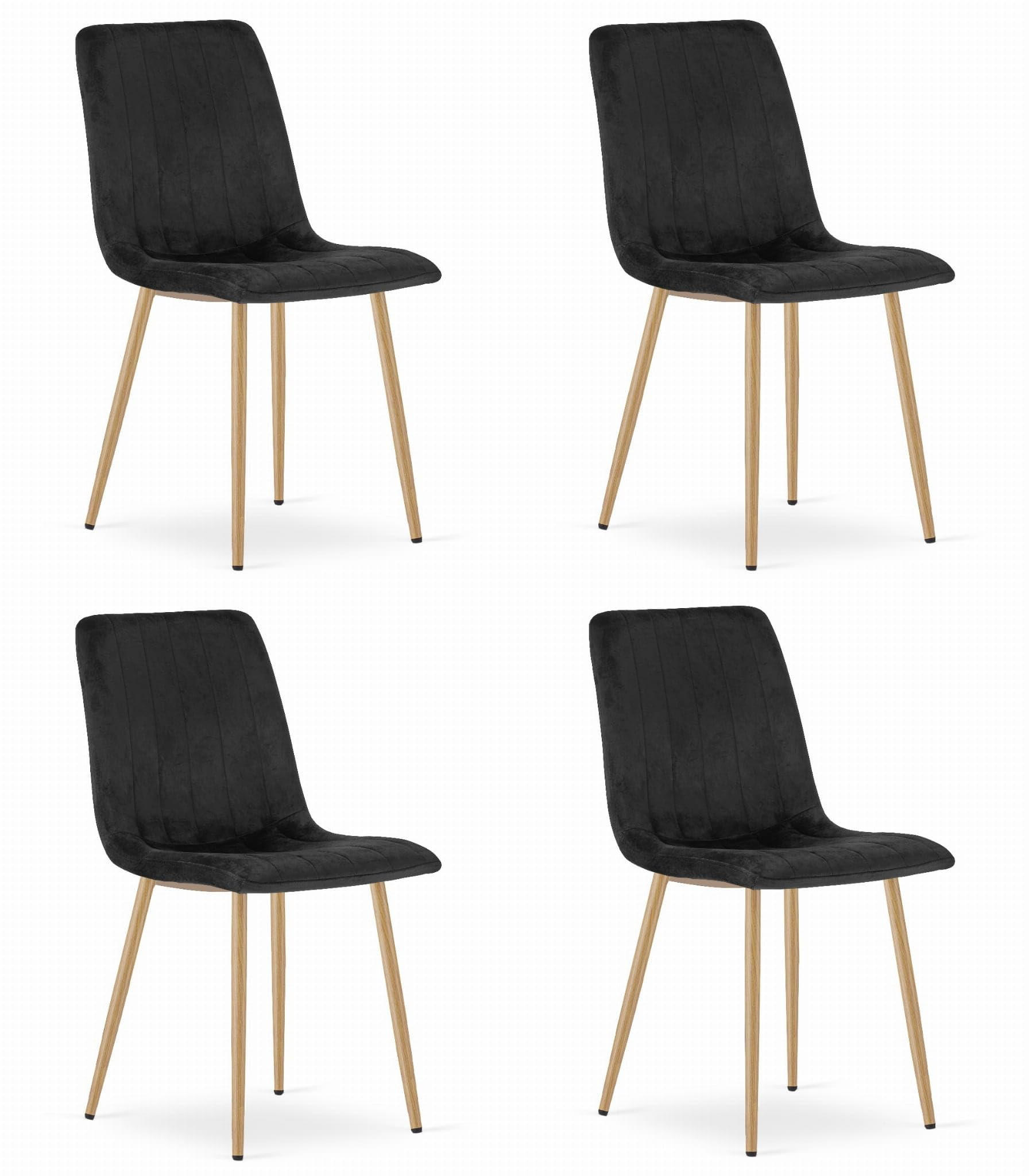 Best For Home Esszimmerstuhl Schwarz 46x86x56 cm