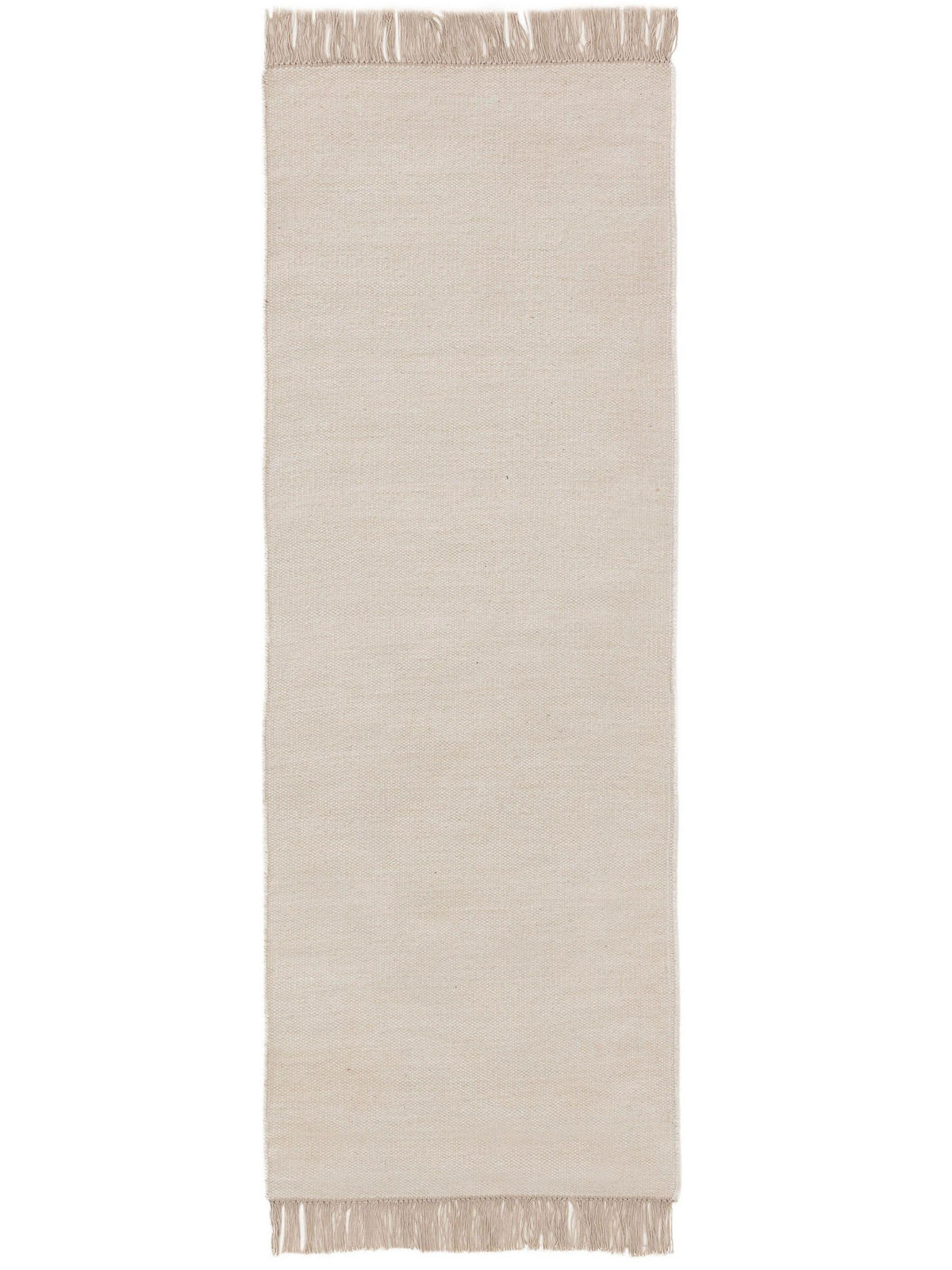 TEPPICH Liv Cream 80x250 cm - Creme, Textil (80/250cm) - benuta Pop
