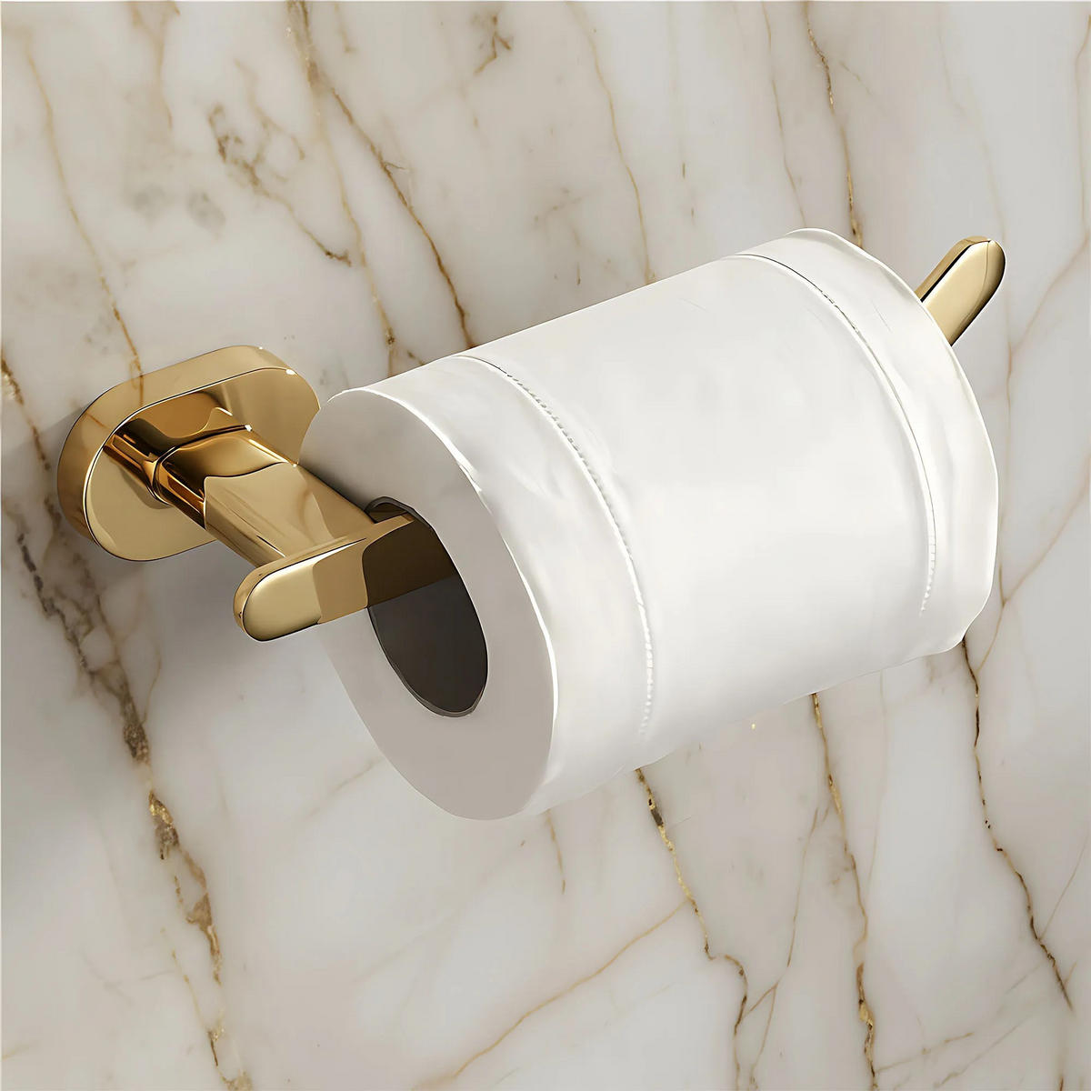 HALTER Für Toilettenpapier Rea 109 Til Gold - Goldfarben, Metall (6.5/4.5/17.5cm) - REA