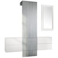 GARDEROBE Carlton Paneel in Avola-Anthrazit - Anthrazit, Holzwerkstoff (157/193/35cm) - Vladon