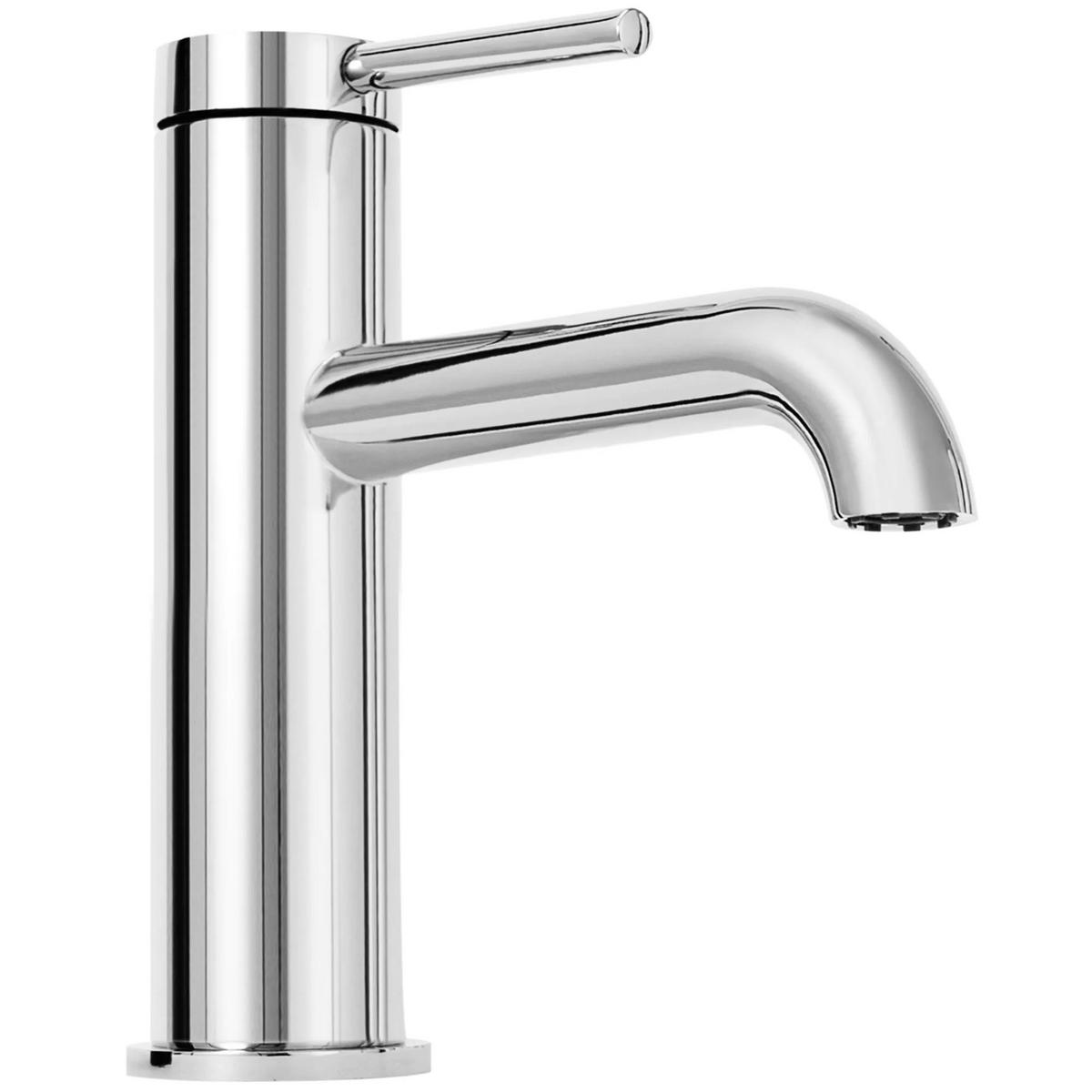 WASCHBECKENARMATUR Rea Spot Chrom Low - Chromfarben, Metall (5/18/16.5cm) - REA
