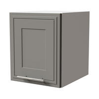 KLAPPHÄNGESCHRANK Salo W4B/30 Weiß / Dust Grey Matt 30 / 32,5 / 36cm - Weiß/Grau, Holz/Holzwerkstoff (30/36/32.5cm) - Feldmann-Wohnen