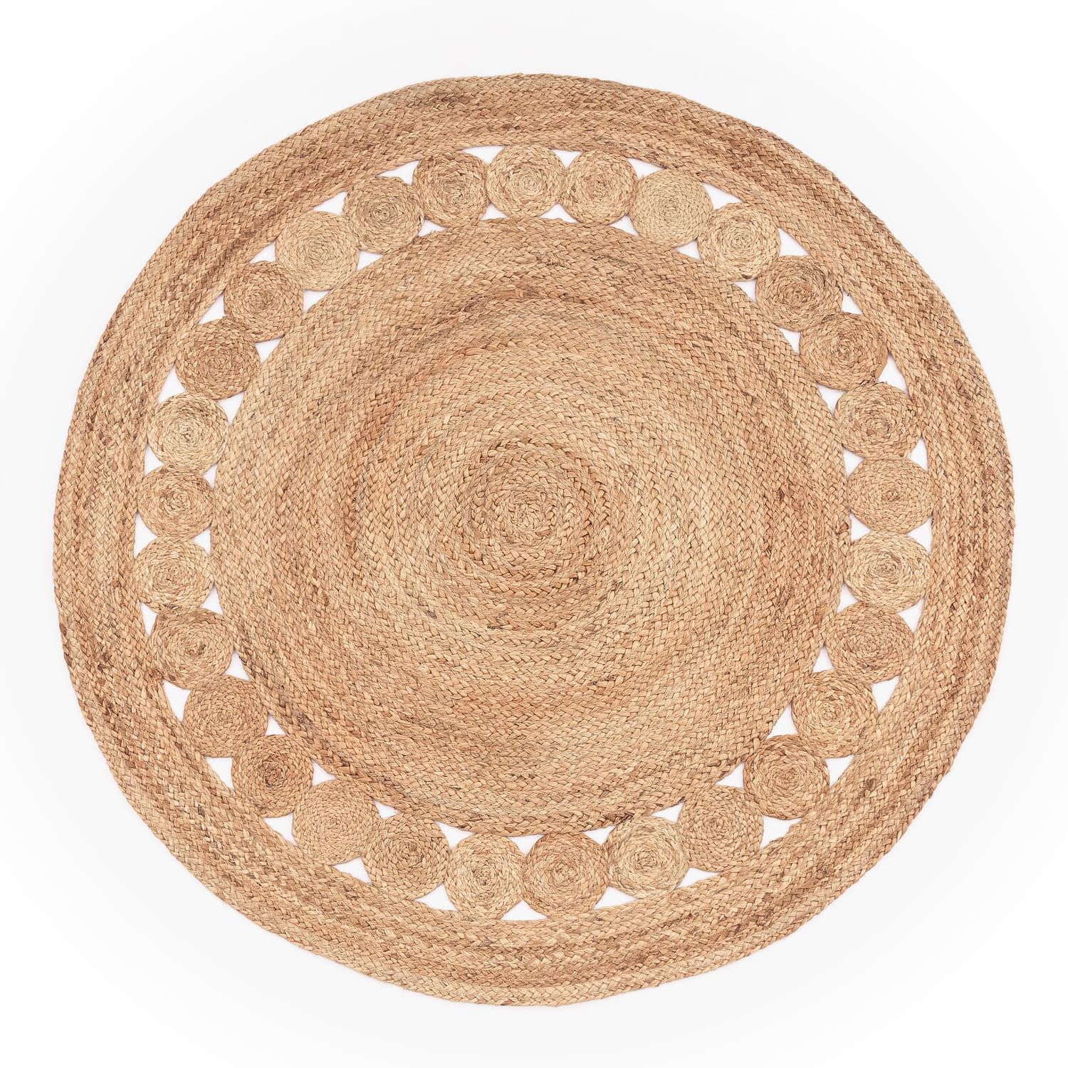Paco Home Naturfaserteppich 120x120 cm