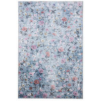 TEPPICH Milly waschbar Multicolor/Blau 200/300 cm - Blau/Multicolor, Kunststoff/Textil (200/300cm) - benuta
