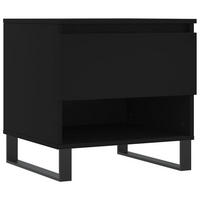 COUCHTISCH Schwarz 50x46x50 cm Holzwerkstoff - Schwarz, Holzwerkstoff (50/46/50cm) - furnicato