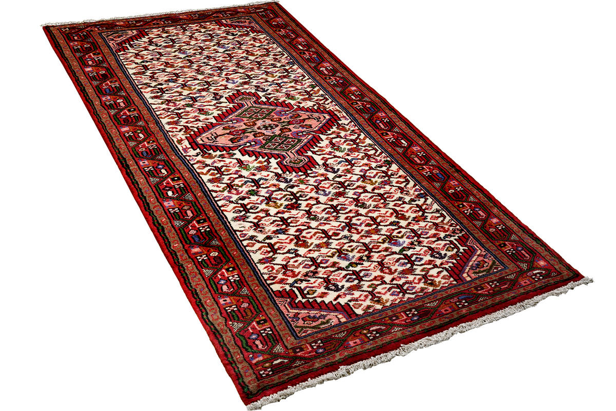 TEPPICH Assadabad Mehrfarbig 197/76 cm Schurwolle - Multicolor, Textil (76/197cm) - Looma