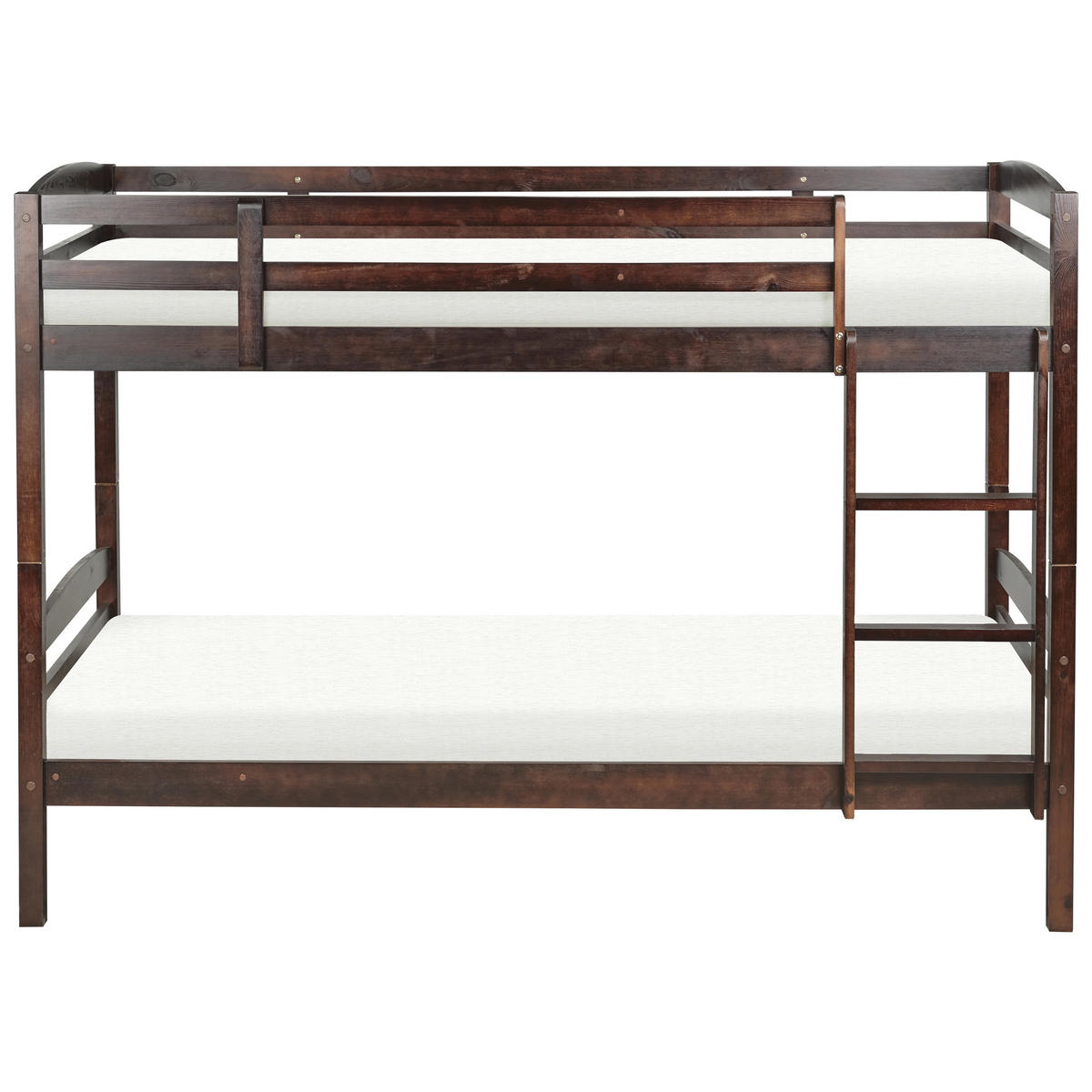 HOCHBETT 90x200 cm Dunkler Holzfarbton Regat - Dunkelbraun, Holz (90/200cm) - Beliani