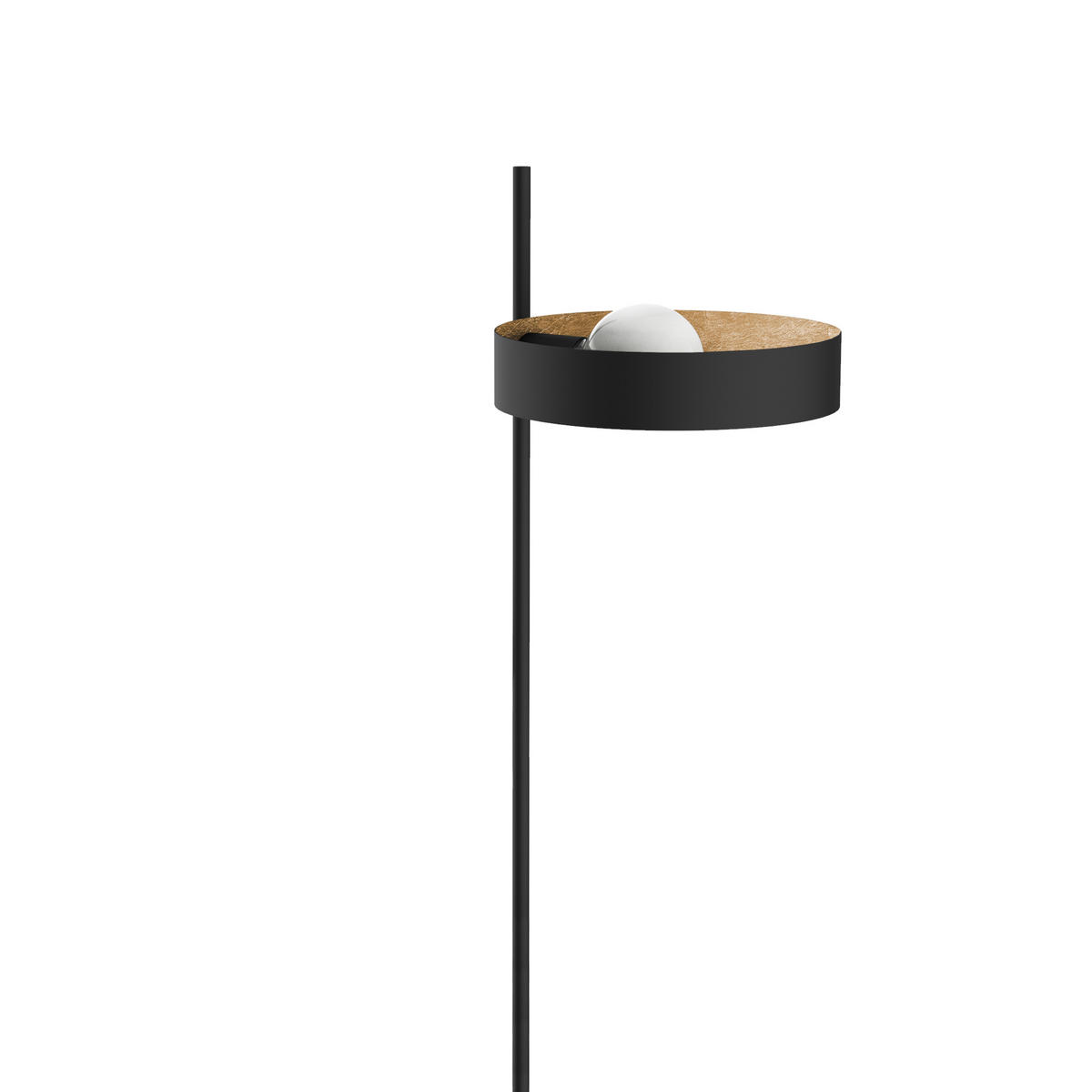 STEHLEUCHTE - Goldfarben, Metall (40/40/165cm) - Lumicom
