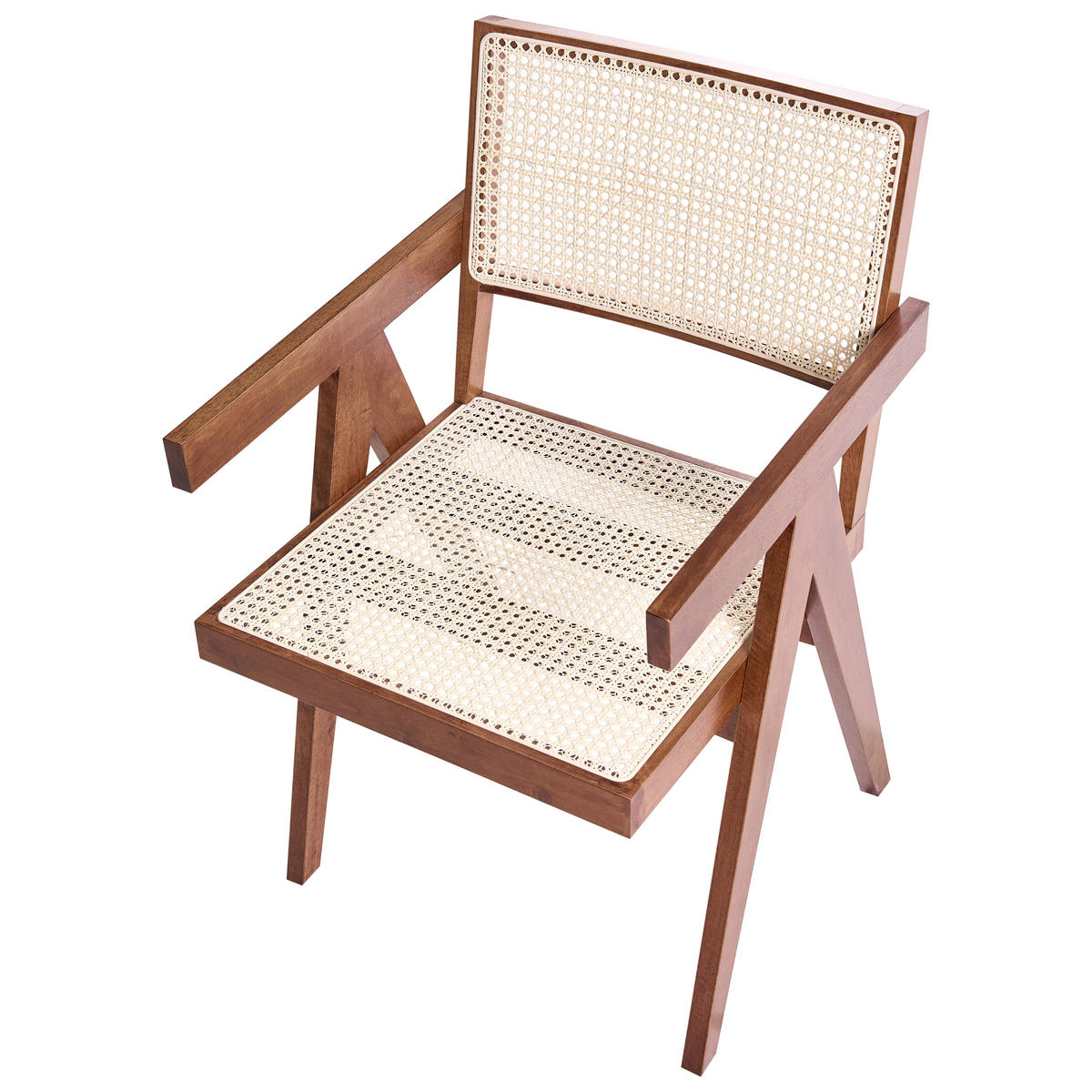 ESSZIMMERSTUHL Holz Braun Westbrook - Braun, Holz (55/85/58cm) - Beliani