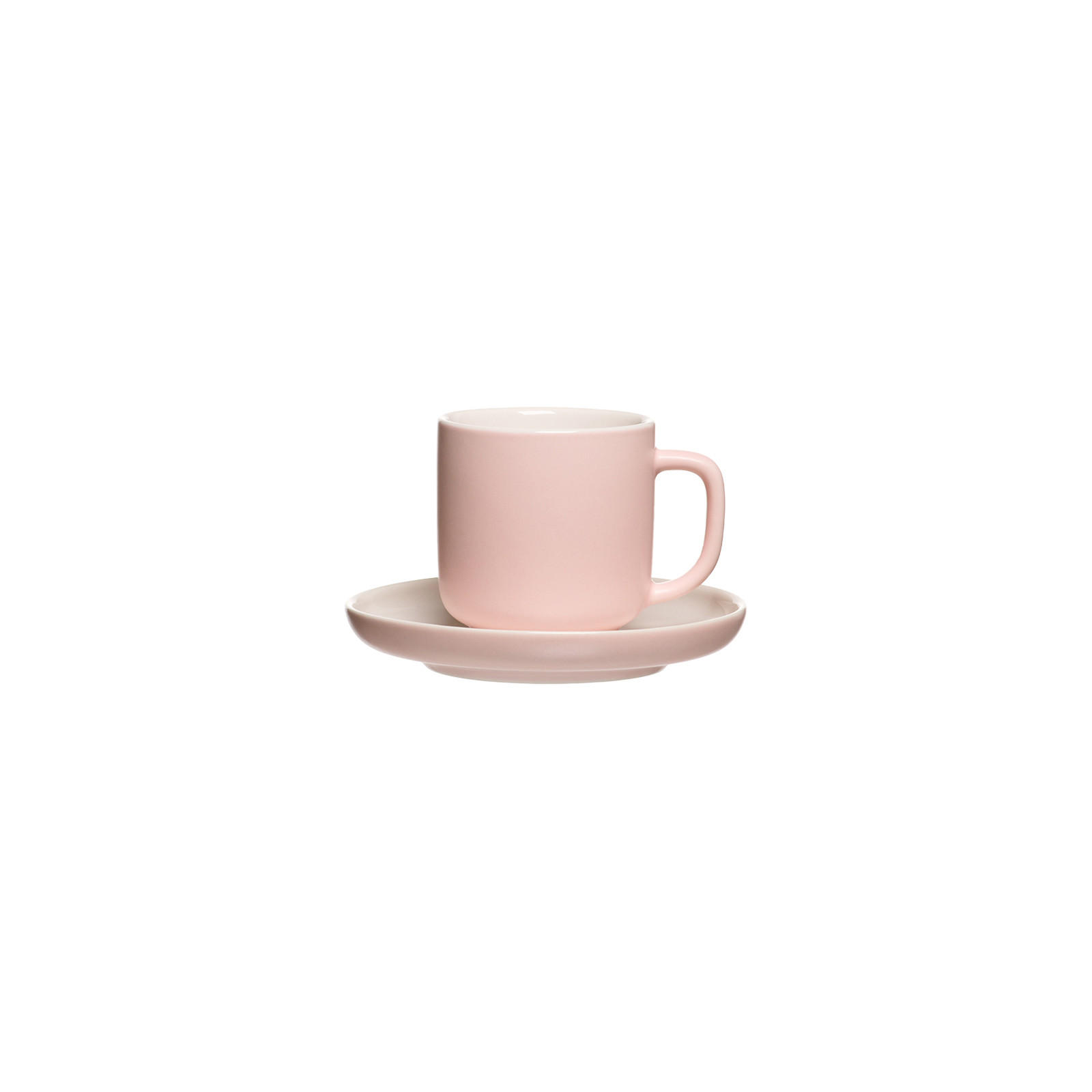 ESPRESSOTASSE MIT UNTERTASSE Jasper Rosa 100 ml - Rosa, Keramik (10.5/7.5/10.5cm) - Ritzenhoff Breker
