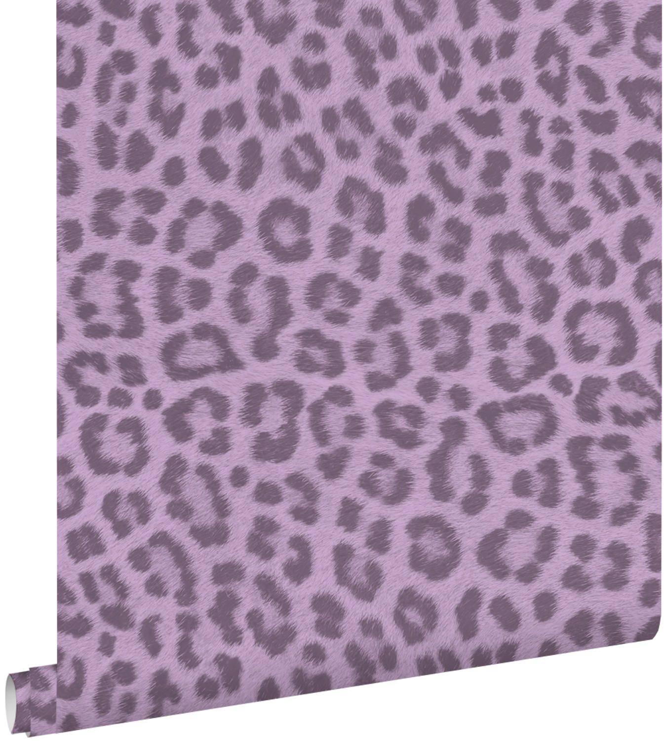 TAPETE Leopardenmuster 53 cm x 10.05 m - Lila, Papier (53/1000cm) - ESTAhome
