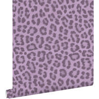 TAPETE Leopardenmuster 53 cm x 10.05 m - Lila, Papier (53/1000cm) - ESTAhome
