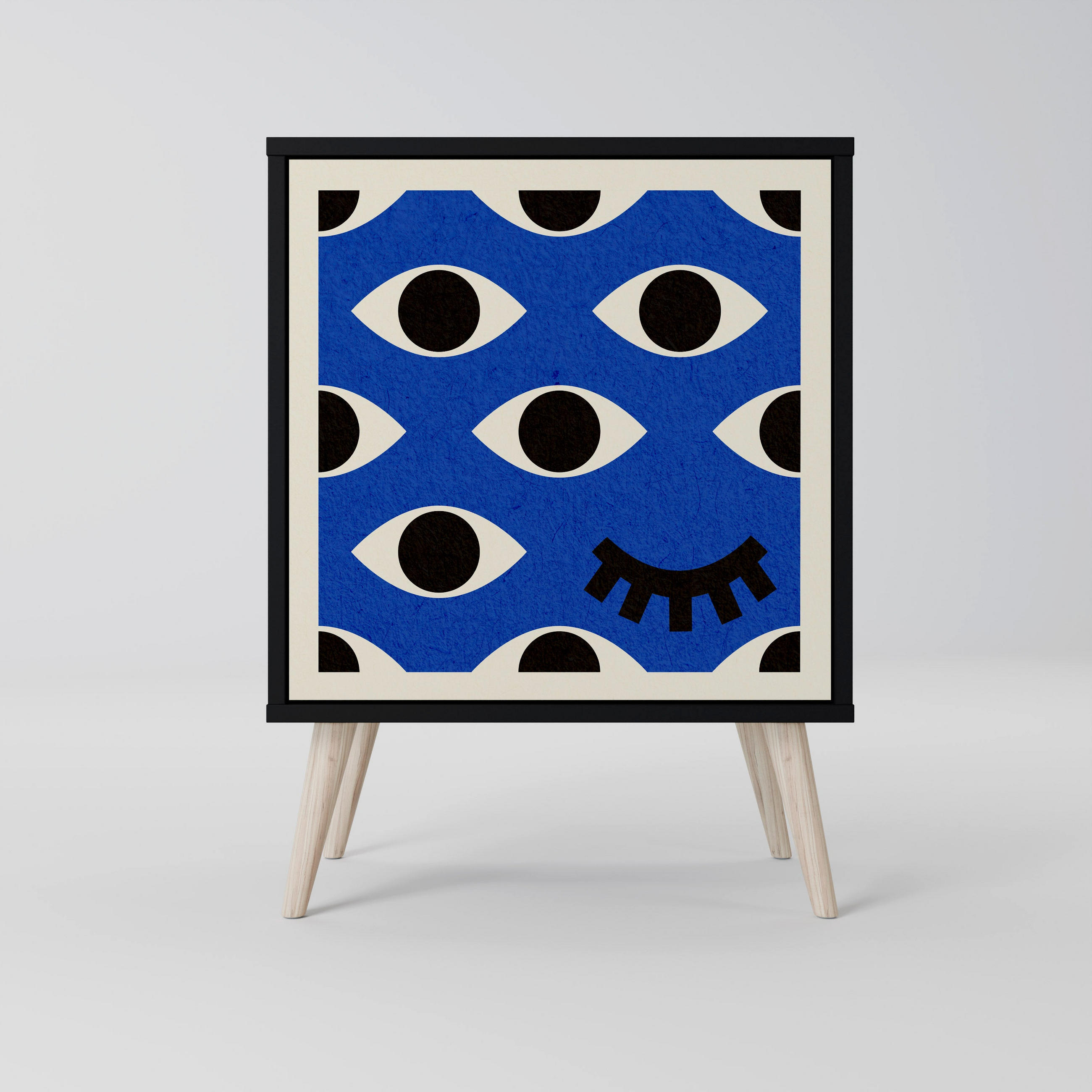 SpaceRebels Sideboard Schwarz 57.5x77.5x42 cm