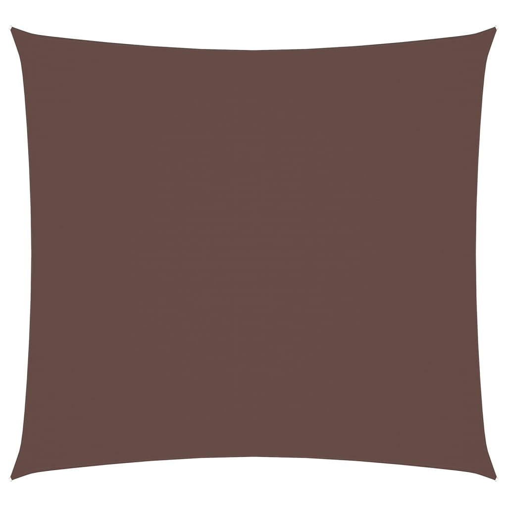SONNENSEGEL Oxford-Gewebe Quadratisch 7x7 m Braun - Braun, Textil (700/700cm) - furnicato