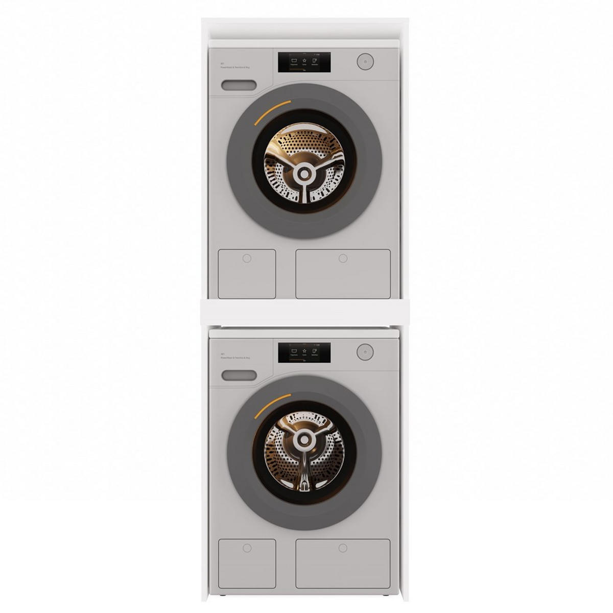 WASCHMASCHINENUMBAUSCHRANK C1 Weiß 64/180/64 - Weiß, Holzwerkstoff (64/180/64cm) - RAUMHIRSCH FURNITURE