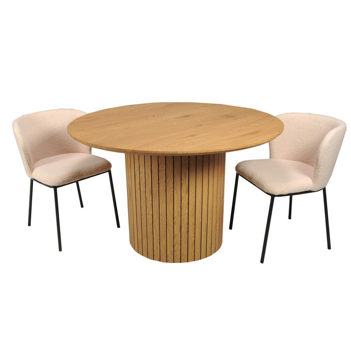 ESSTISCH BAHIA / Durchmesser120cm - Wildeiche Dekor - Eiche Artisan, Holzwerkstoff (120/120/77cm) - Weber Industries