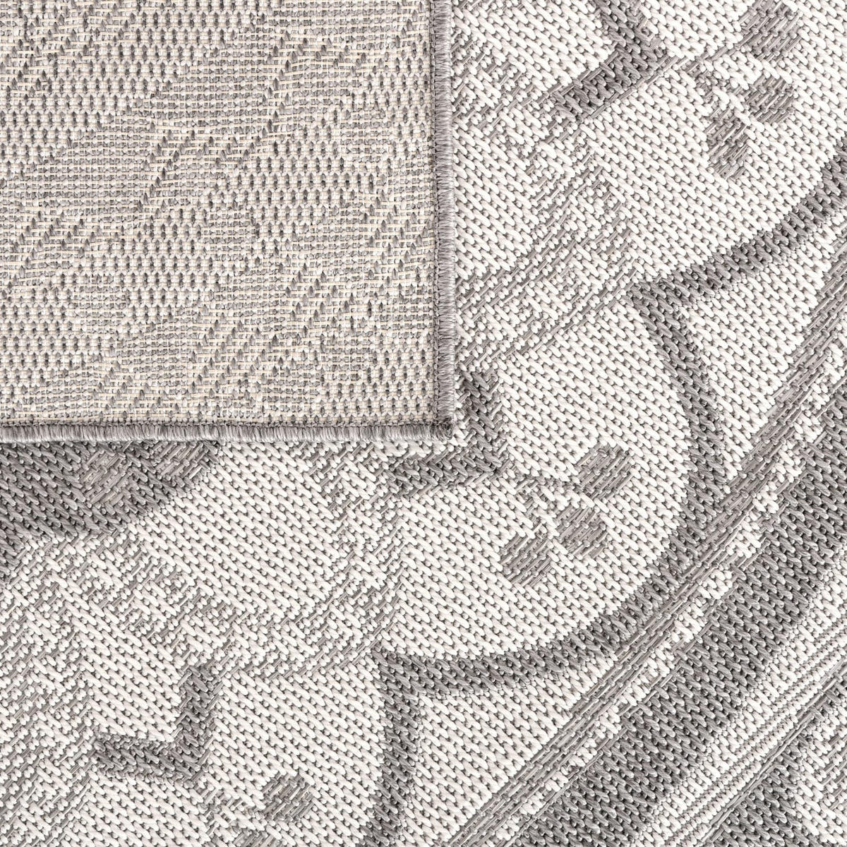 OUTDOORTEPPICH Marokkanisch Grau 120 x 160 cm - Grau, Kunststoff (120/160cm) - TT Home