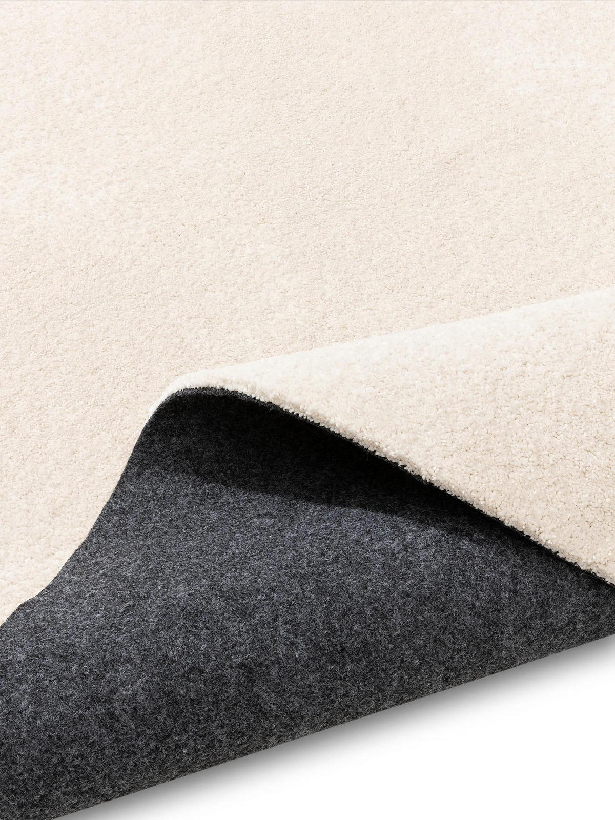 PRATELNÝ koberec Nina Krémová ø 150 cm kulatý - krémová, plast/umělá hmota (150/150cm) - benuta Nest