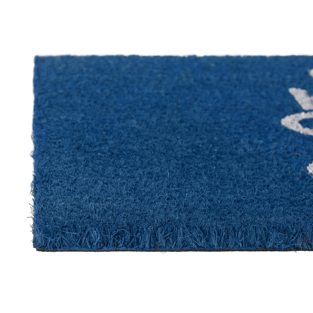 FUSSMATTE - Dunkelblau, Kunststoff/Textil (40/60cm) - Relaxdays