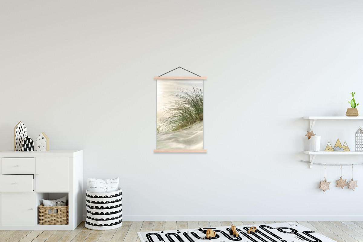 POSTER Dünen - Strand - Schleswig-Holstein - Wattenmeer 60x90 cm - Creme, Textil (60/90/0.15cm) - MuchoWow