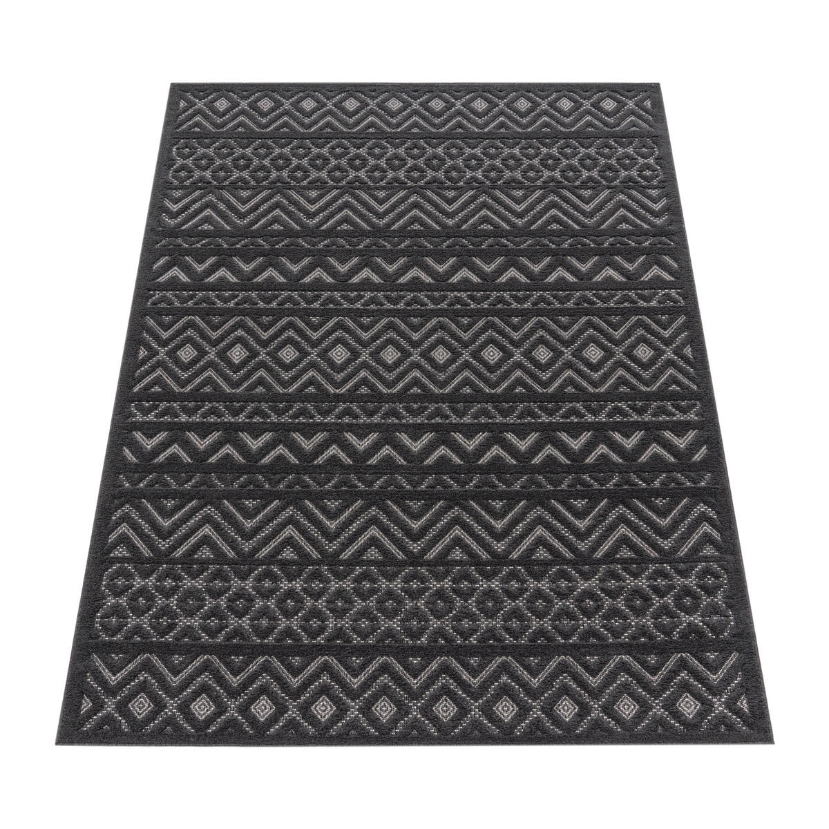 OUTDOORTEPPICH 80/150 cm Livorno 673 - Anthrazit, Textil (80/150cm) - Paco Home