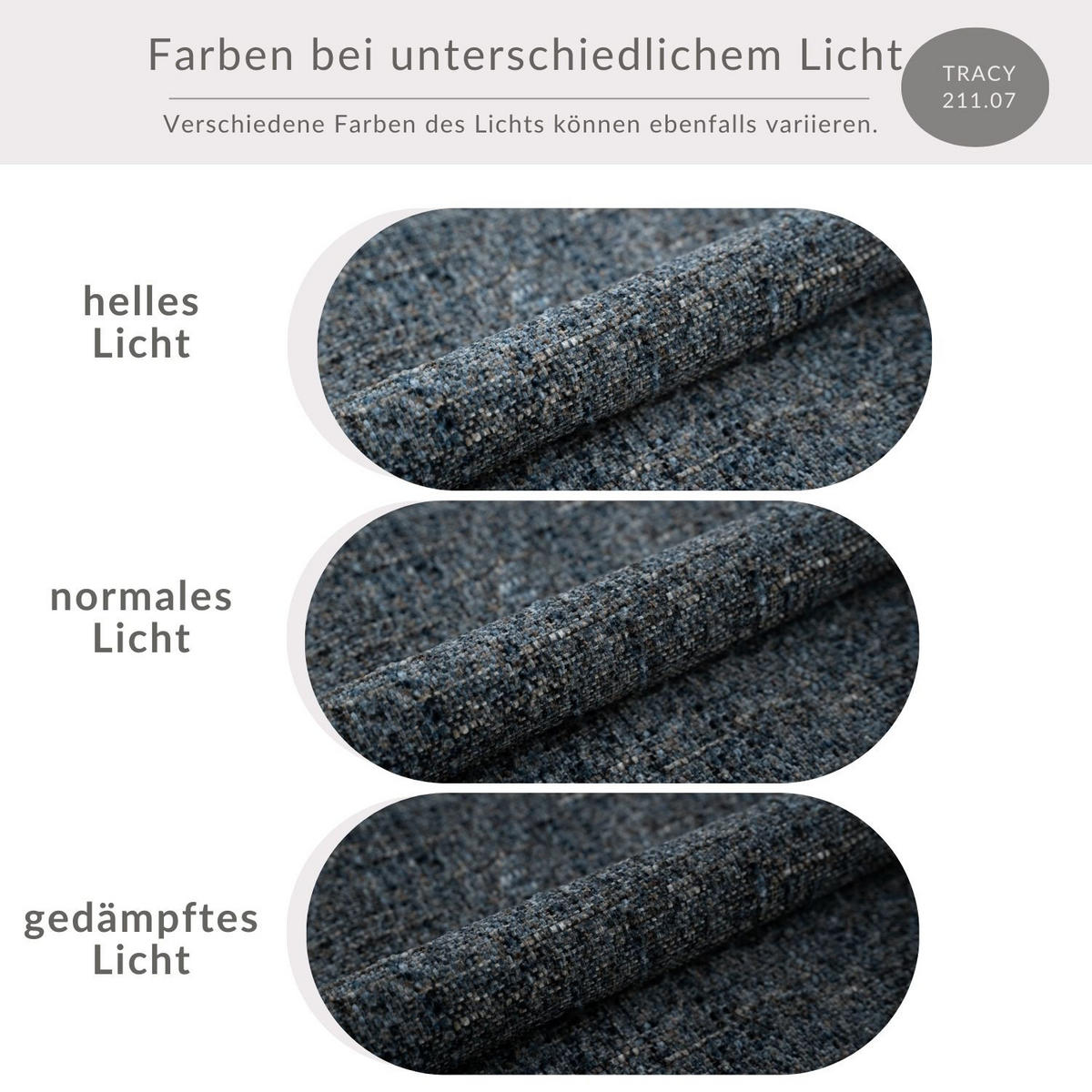 POUF S Zanzibar Marineblau Webstoff - Schwarz/Dunkelblau, Holz/Holzwerkstoff (88/37/88cm) - Maison de Reve